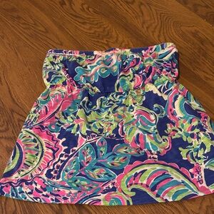 Lilly Pulitzer Colorful Paisley Tube Top